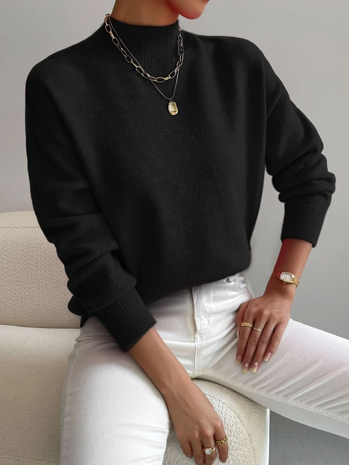 MARIANA | Camisola com gola alta