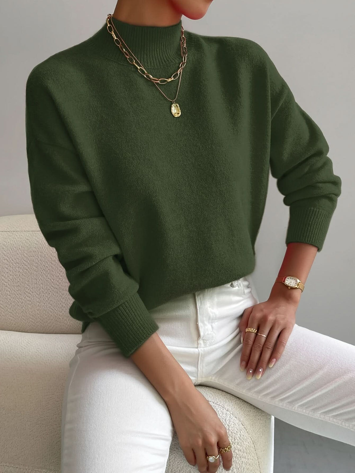 MARIANA | Camisola com gola alta
