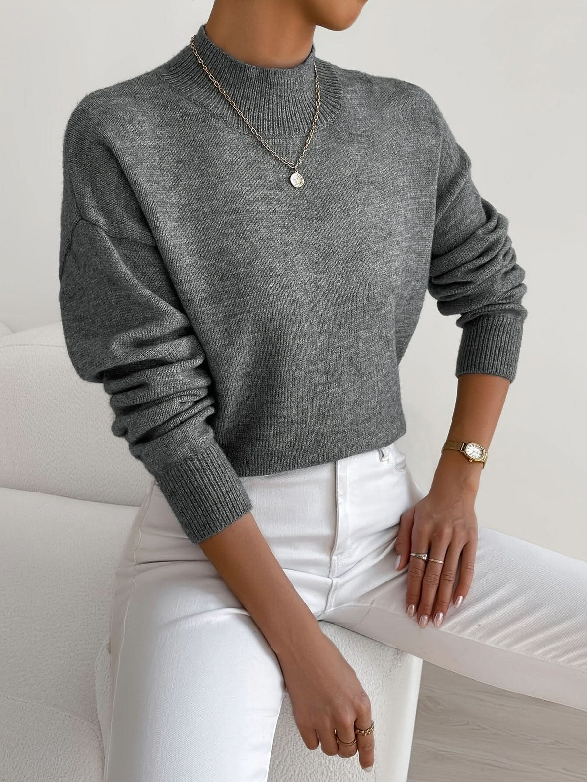 MARIANA | Camisola com gola alta
