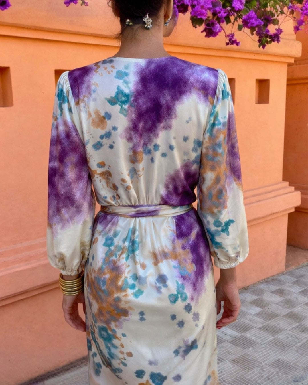 MARIA | Vestido envelope de corte fluido