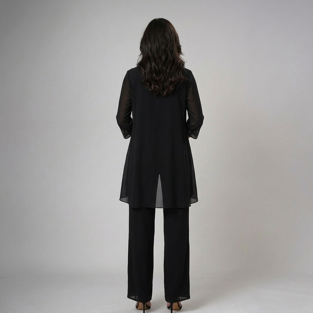 CAROLINA | Conjunto de três peças com pormenores em renda